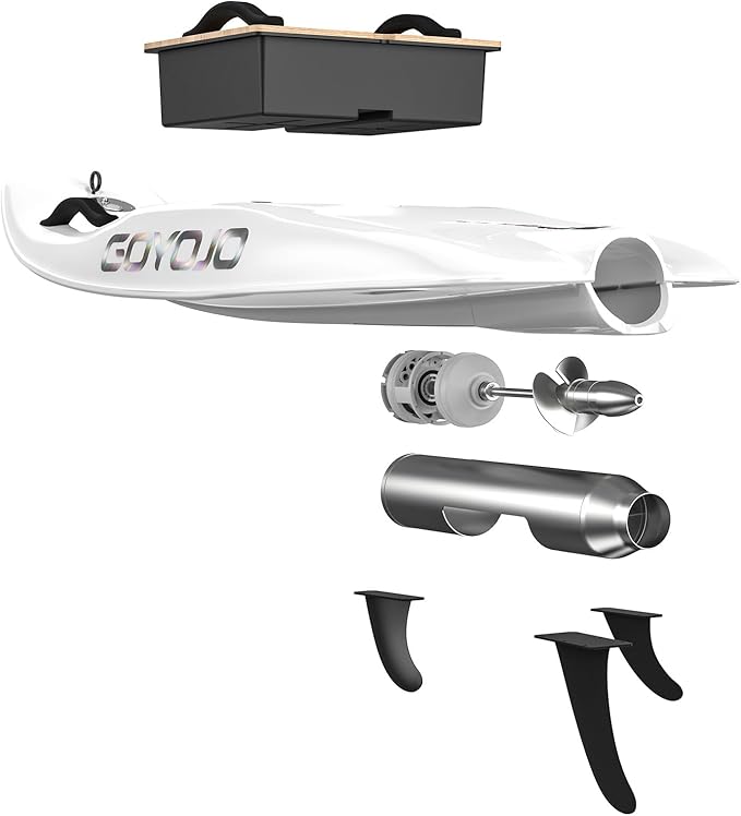 GOYOJO High-Speed Electric Surfboard - 12/15 KW Water Jet Surfing Board, Maximum Speed of 65 KM/h, Battery Life of 50-80 Minutes, Hybrid Fiber Construction, Suitable for Adults