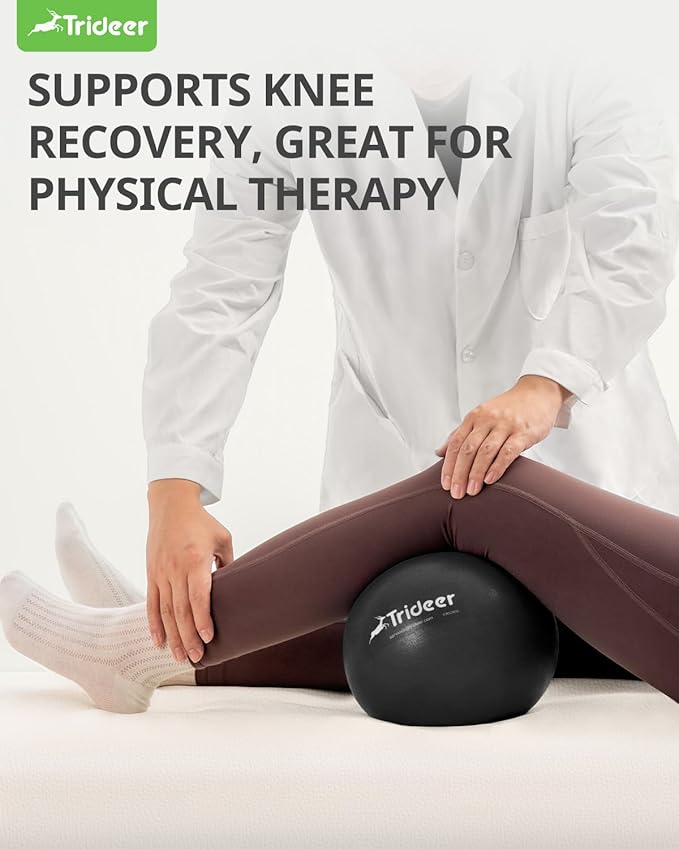 Trideer Pilates Ball - 9 Inch Core Ball for Physical Therapy, Yoga, Stability & Workout - Office & Home Gym