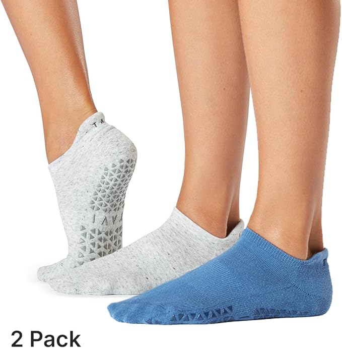 TAVI Women’s Savvy Grip Socks, Multi-Pack - Pilates Socks with Grips for Women, Slipper Socks for Pilates, Yoga, and Ballet