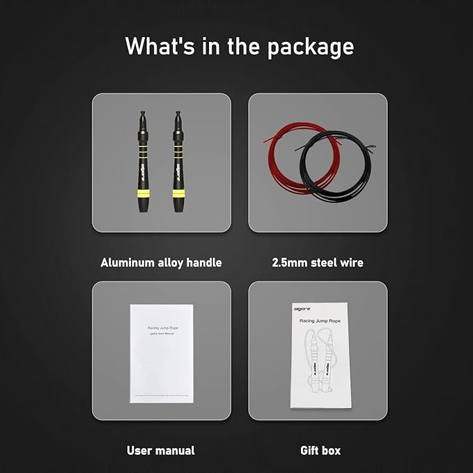 Jump Rope, Speed jump ropes for fitness for women,Skipping rope for fitness men, women's home exercise, workout, fitness gifts for adults