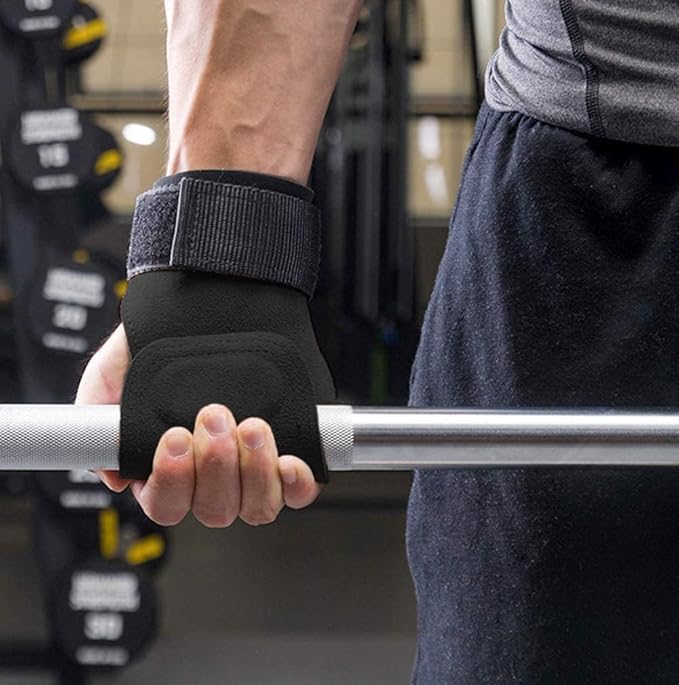Wrist Straps for Weightlifting for Maximum Grip Support - Lifting Deadlift Strap & Weight Lifting Grips Gloves for Working Out Pull Up Deadlifting & Shrugs