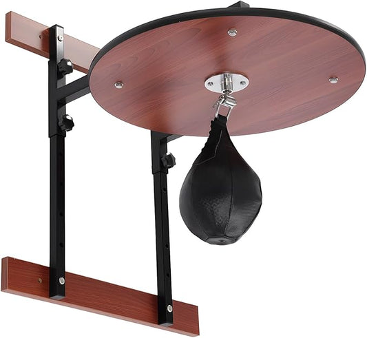 Speed Bag Platform Kit Speed Bag for Boxing Speed Punching Bag Training Equipment - Wall-Mounted, Height Adjustable, 360° Swivel Punching Ball
