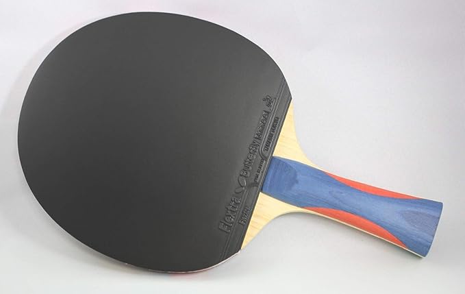 Butterfly Nakama Shakehand Ping Pong Paddle - Recommended for Beginner & Intermediate Level Players - Includes Two Free 40+ Balls - International Table Tennis Federation Approved