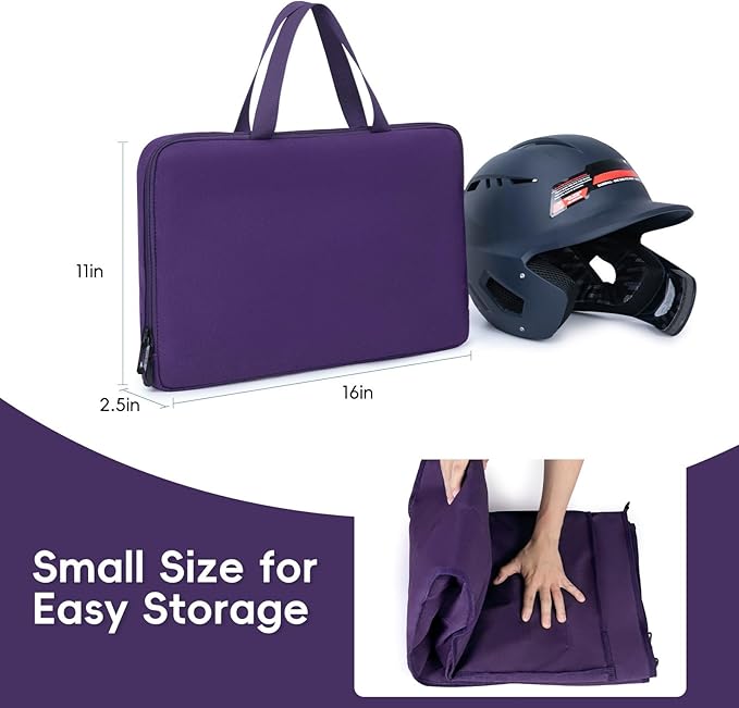 Baseball/Softball Dugout Organizer - 15+ Helmet & Glove Storage Bag, Military-Grade 900D Fabric & 6 Reinforced Steel Hooks