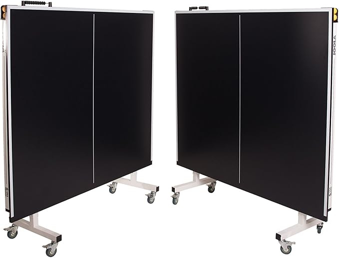 JOOLA Rally TL Professional MDF Indoor Ping Pong Table w/Quick Clamp Table Tennis Net & Post Set - 10 Minute Easy Assembly - Corner Ball Holders - Tournament Quality - Includes Playback Mode