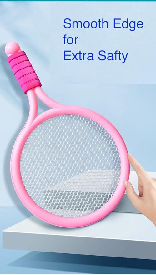 Kids Tennis Rackets with Carrying Bag, Soft Training Balls and Badminton Shuttlecocks with Tennis Rackets Kids, Tennis Racquets Gift Set for Children Outdoor Indoor Sports