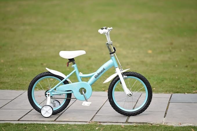 Kids Bike 14 16 18 Inch Bicycle for 3-9 Years Boys Girls Bike,Children's Bicycle with Bell Training Wheels, Multiple Colors