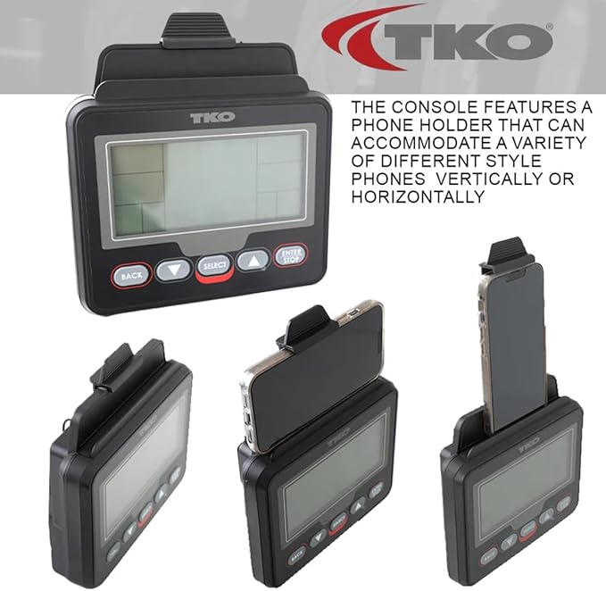 TKO AirRaid Rower | Air Resistance Rowing Machine for Home & Commercial Use | Foldable Air Rowing Machine with 9 Damper Levels, LCD Console, Smooth Glide Rower Machine