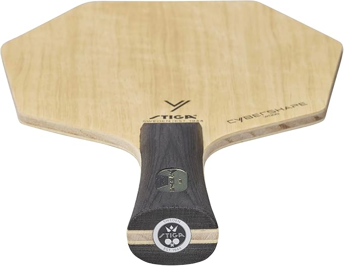 Stiga Cybershape Wood Table Tennis Blade I Superior Control & Enhanced Grip for Offensive Play