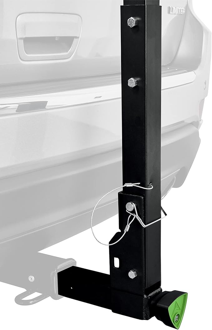 Allen Sports Deluxe Locking Quick Release 4-Bike Carrier for 2 Inch Hitch, Model ZN542Q, Green/Black