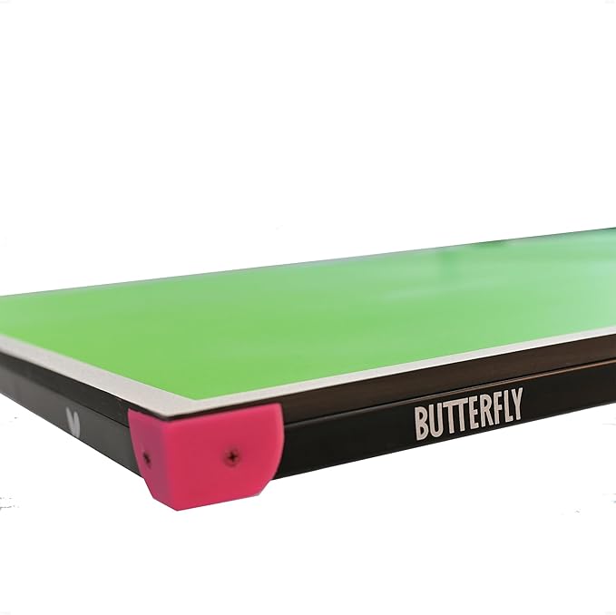 Butterfly Junior Ping Pong Table - 3/4 Size Table Tennis Table - Space Saver Game Table for Game Room - Regulation Height Ping Pong Table - Sturdy Frame - Ships Assembled with Net