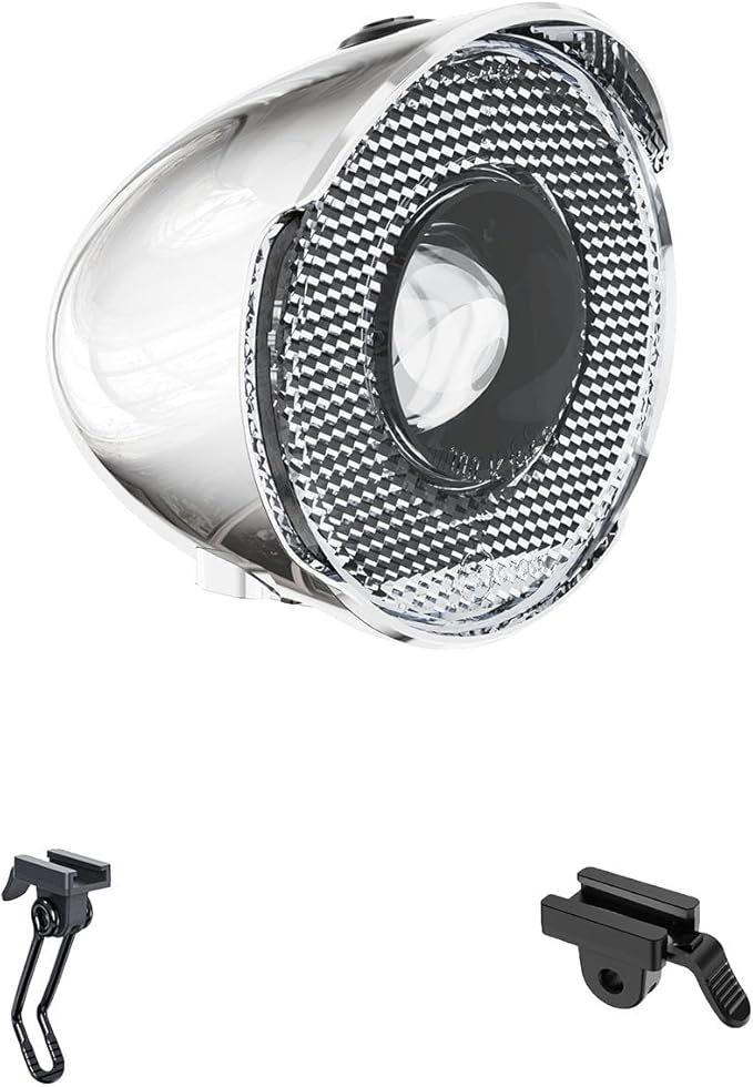 New Version 350Lumen High-Brightness Headlights Retro Bicycle Headlights Classic Retro Night Riding Safety Bicycle Fog Lights Headlights with Bracket
