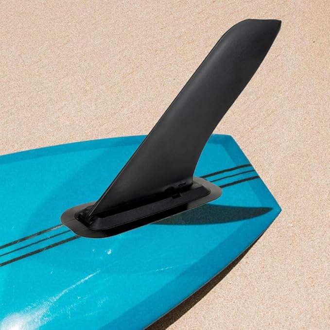 Surfing Fins,Inflatable Paddle Board Fins,9/10''SUP Single Center Fin with Base,Detachable Fin Dock Tail Fin for Long Board Paddle Board Surfboard Surfing Kayak Fin.