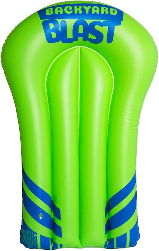 Backyard Blast Rider, Inflatable Body Board Slide Rider and Pool Float Toy