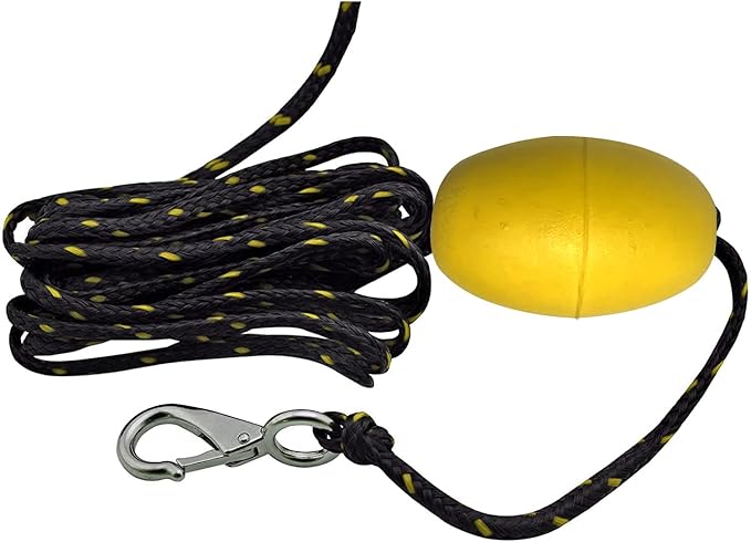 ISURE MARINE Kayak Anchor Kits Portable Folding Grapnel Anchor Buoy Kit Canoe Kayak Raft Boat Sailboat Fishing 3.5 lbs Marine Rope for Small Boats, Kayaks Jet Ski (Red or Green)