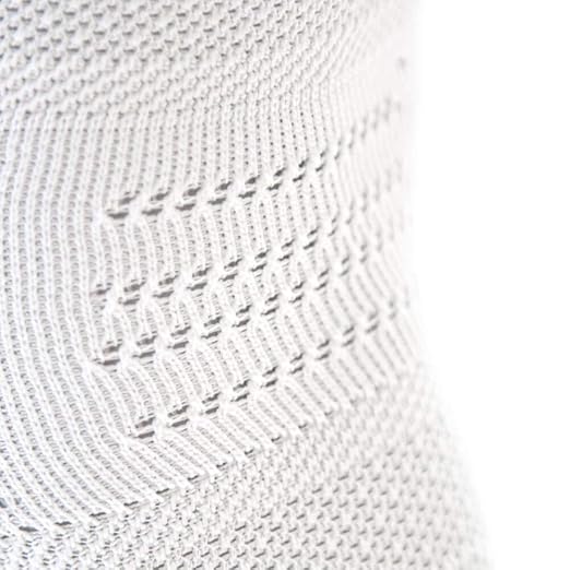 Bauerfeind Sports Knee Support NBA - Officially Licensed Basketball Knee Brace - Relief and Stabilization - Targeted Compression - Lightweight & Durable - White, X-Large
