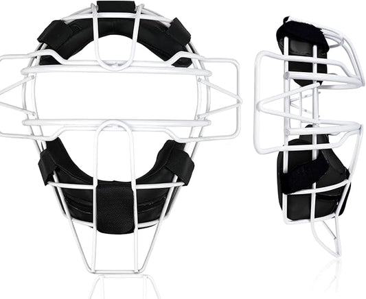 Baseball Catcher Mask Umpire Mask,Full-Face Protection Mask for Baseball,Lightweight Secure Fit Provides Maximum Protection and Comfort – Does Not Obstruct View