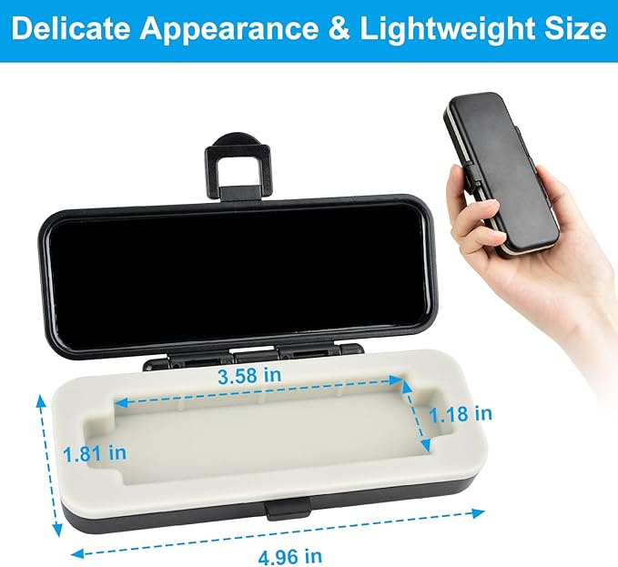 iGuerburn Hard Case for KardiaMobile 1L/6L/6L Max EKG Monitor, Kardia Mobile Heart Monitor Case, Safe to Carry & Provides Tough Protection