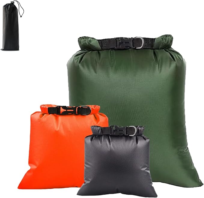 6PCS Dry Bags Waterproof, Lightweight Dry Bags for Kayaking Waterproof,Outdoor Waterproof Bag for Kayaking Hiking Boating Camping