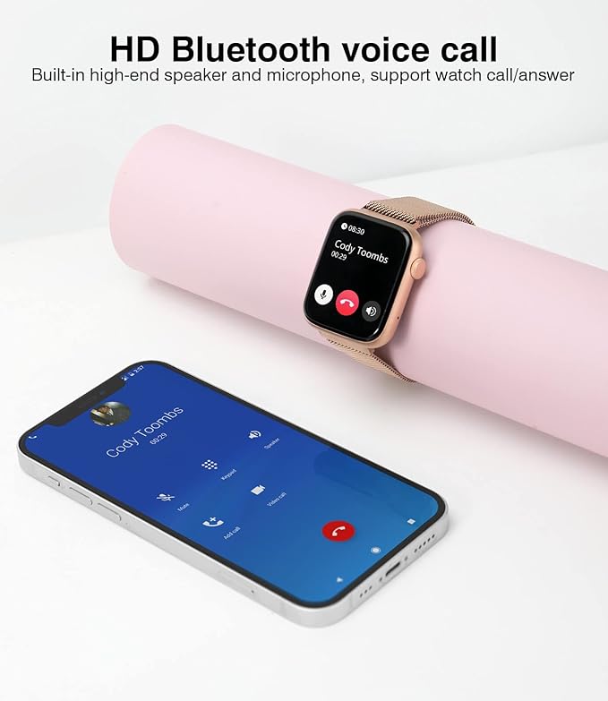EarlySincere Smart Watches for Women Blood Pressure, 1.9" HD Full Touch Screen, Fitness Tracker with Heart Rate Blood Oxygen Sleep Monitor, IP67 Waterproof Smartwatch for Android iOS