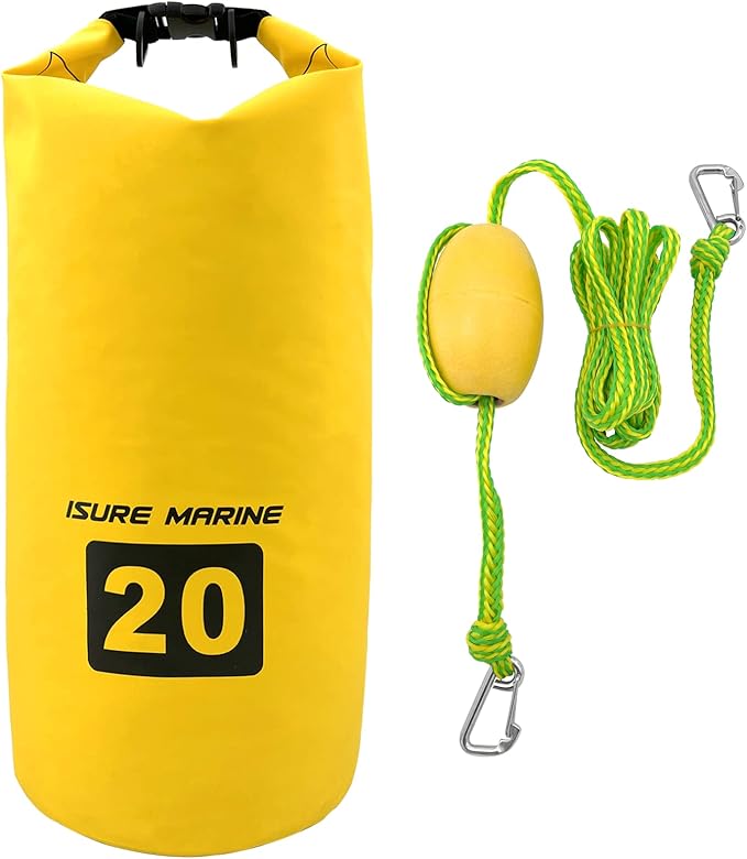 ISURE MARINE 2-in-1 PWC Sand Bag Anchor Adjustable Buoy for Small Boats, Power Watercrafts, Canoes and Kayaks