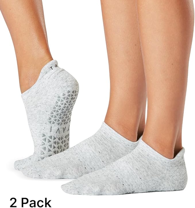 TAVI Women’s Savvy Grip Socks, Multi-Pack - Pilates Socks with Grips for Women, Slipper Socks for Pilates, Yoga, and Ballet