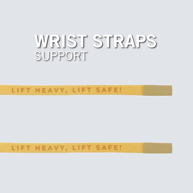 PICSIL Adjustable Wrist Support, Premium Fabric Weightlifting and Yoga Sweat Bands for Gym, for Women and Men, 1 Pair
