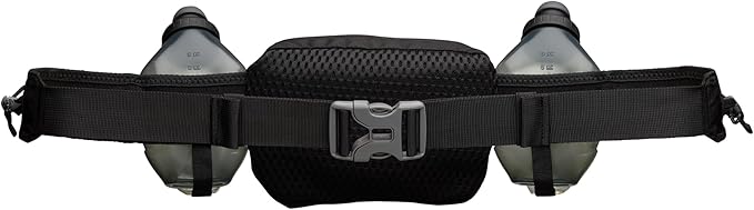 Nathan Running Belt Hydration with Flasks, Storage Pockets, Trail Mix Plus, Running Water Bottle Belt, Insulated, Walking, Hiking