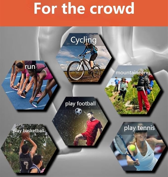 Knee Brace for Women Men Adjustable Knee Support with Side Stabilizers Patella Knee Brace with Patella Gel Pads for Meniscus Tear Knee Pain Arthritis Pain Injury Recoverys Running Workout