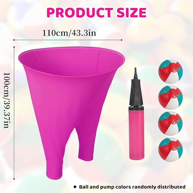 Granny Pants Yard Game, Oversized Granny Pants Outdoor Game for Adults, 8 Elastic Balls+Pump, Perfect for Family Reunion Games, Backyard Gatherings & Team Games