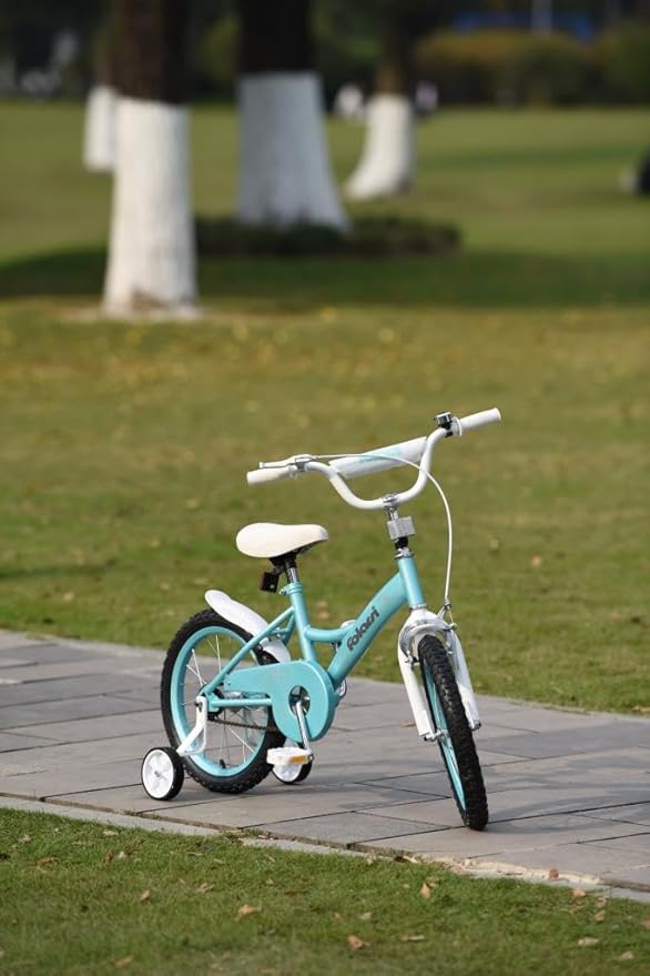 Kids Bike 14 16 18 Inch Bicycle for 3-9 Years Boys Girls Bike,Children's Bicycle with Bell Training Wheels, Multiple Colors