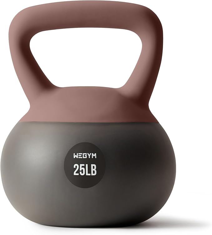 Soft Kettlebells with Cushioned Impact-Resistant Base and Anti-Slip, Wide-Grip Handle for Home Workouts, Weightlifting, and Full Body Strength Training