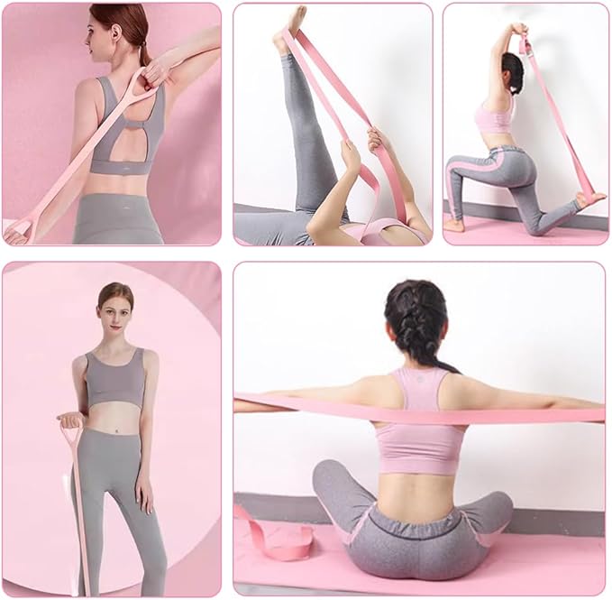 Pilates Ring and Ball Set, 6 Pcs Home Pilates Kit with 13” Circle Circle Yoga Ring 3 Resistance Bands 9.8” Pilates Ball Pilates Grip Socks, Pilates Essential Kit for Women Girl Home Workouts