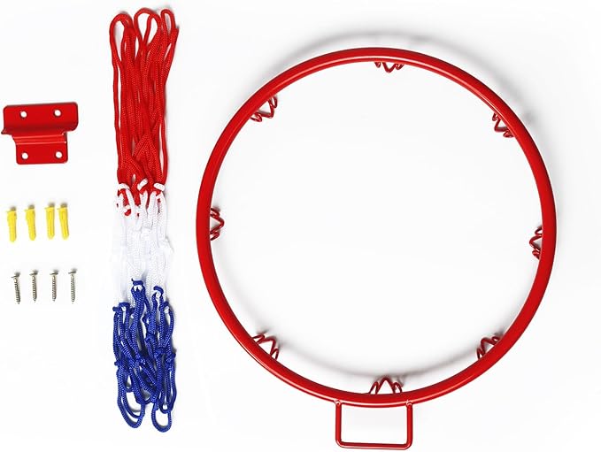 Kids Basketball Hoop, Dream Travel Basketball Rim Goal Wall Mounted Basketball Hoop Indoor Outdoor Hanging Basketball Hoop (32CM-P1)
