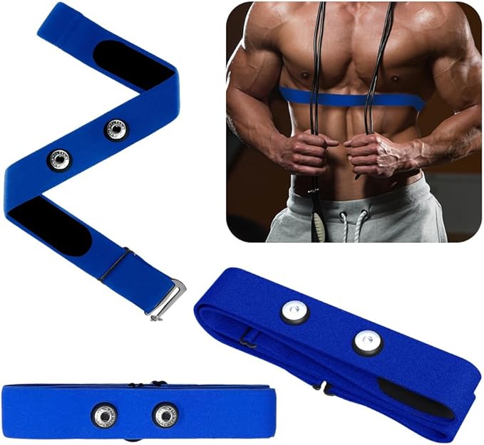 Universal Heart Rate Monitor Chest Strap | Compatible with Polar H10/H9/H7, Wahoo TICKR, Garmin HRM & More | Adjustable & Soft