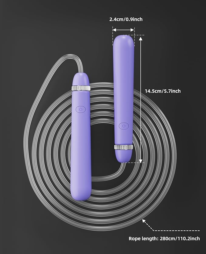 LED Light Up Jump Rope for Kids and Adult, Adjustable Glowing Skipping Rope for Boys and Girls, Colorful Luminous Jumping Rope for Fitness and Workout