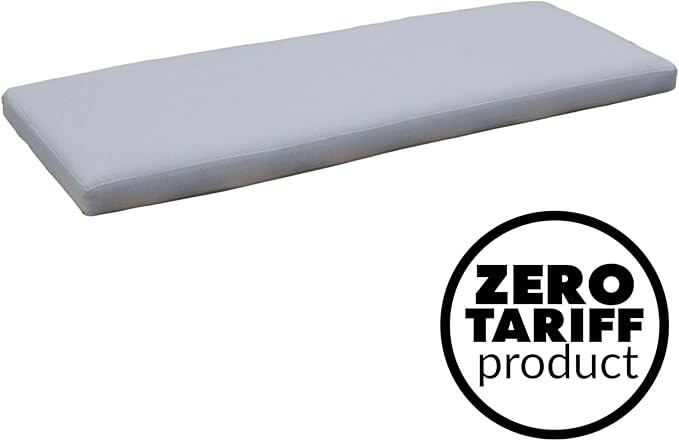 Tommy Bahama Bench Cushion, 48" X 19" X 2.5", Bamboo Bay Cloud