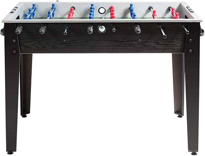 Giantex 48'' Foosball Table, Wooden Soccer Table Game w/Footballs, Suit for 4 Players, Competition Size Table Football for Kids, Adults, Football Table for Game Room, Arcades