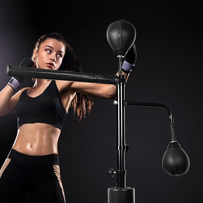 Generic Boxing Speed Trainer 2bag, Black, JR-0099