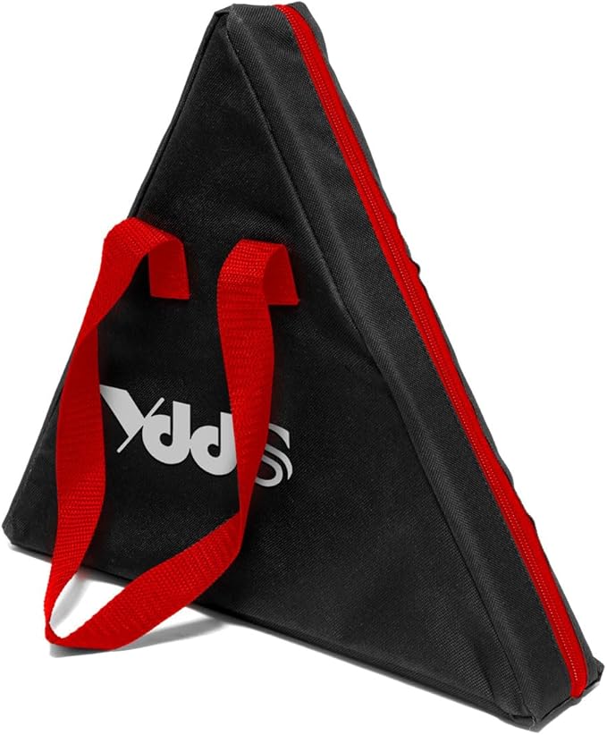 Shuffleboard Bowling Pin Set with 10 Pcs Premium Hardwood Bowling Pins Durabel Triangular Pinsetter Resin Bowling Ball and Carrying Bag, Fun for Shuffleboard Games