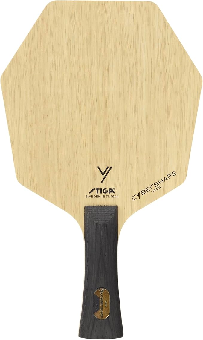 Stiga Cybershape Wood Table Tennis Blade I Superior Control & Enhanced Grip for Offensive Play