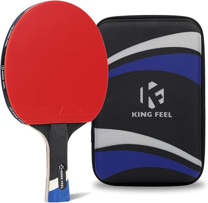 Professional Ping Pong Paddles-Lightweight Carbon Fiber Table Tennis Rackets with 7-Ply Blade, 2.0mm Premium Sponge, ITTF Approved Rubber - for Tournament-Level Performance Table Tennis Paddles