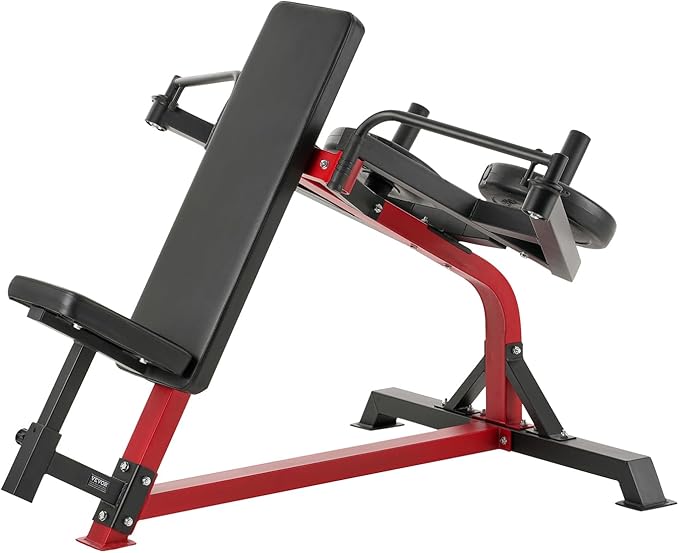 VEVOR Chest Press Machine, Bench Press Set, Adjustable Flat Incline Bench with Independent Converging Arms, Upper Chest Equipment, Fitness Home Gym Equipment Chest