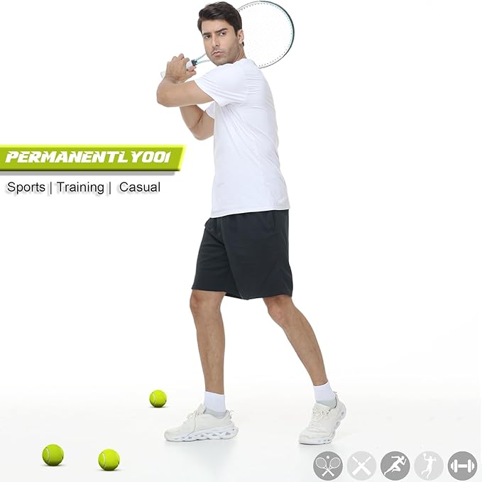 6-Pair Cushion Sports Socks Men Women Tennis Sock Ankle-support for Basketball Baseball Running Hiking Padel..