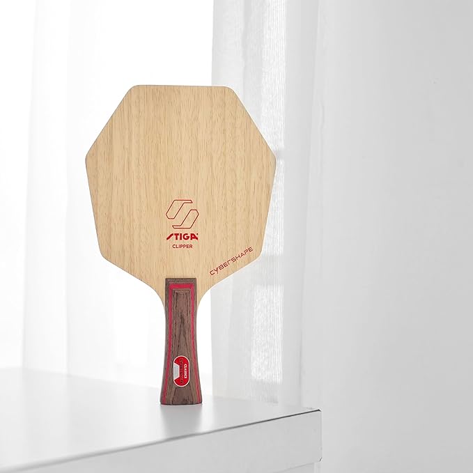 Stiga Cybershape Clipper Table Tennis Blade, Offensive Fast Wood Blade for Experienced Power Players