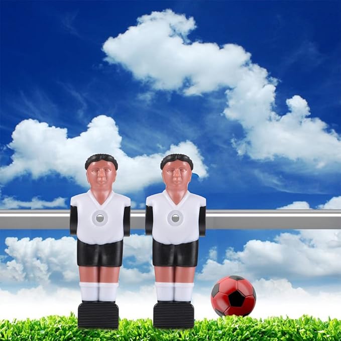 BESPORTBLE Foosball Men, 16Pcs Foosball Replacement Players Foosball Men Player Replacement Table Soccer Player Foosball Table Parts