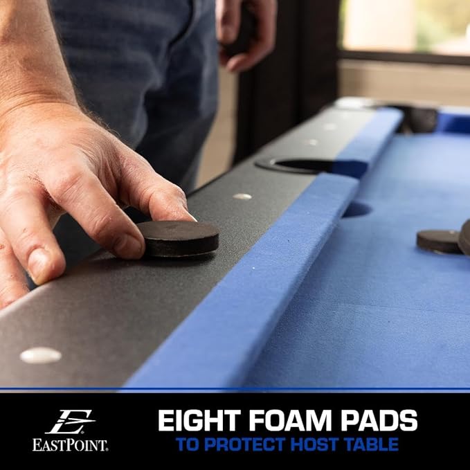 EastPoint Sports Ping Pong Conversion Top, Foldable Table Tennis Topper, Lightweight and Portable, Zero Assembly Required, Blue