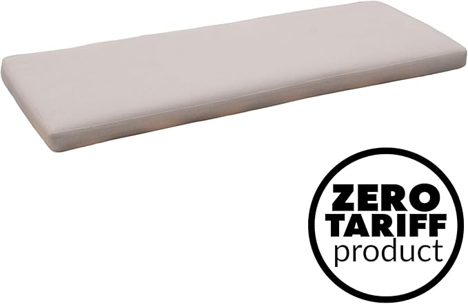 Tommy Bahama Bench Cushion, 50" X 19" X 2.5", Bamboo Bay Sand