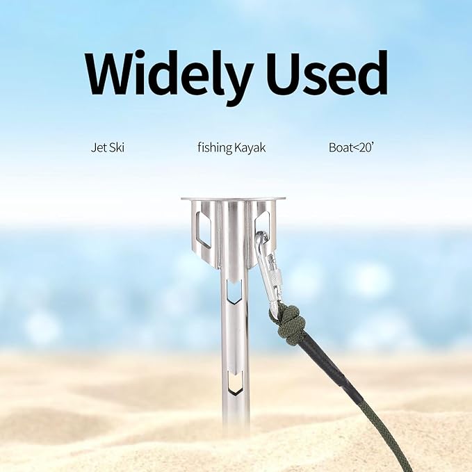 Boat Anchor, Jetski Anchor Jet Ski Anchor, Shallow Water Sand Anchor for PWC, Jet Ski, Kayak, Small Boat, PWC Anchor, Kayak Anchor Sand Anchor for Boat Jet Ski Anchor
