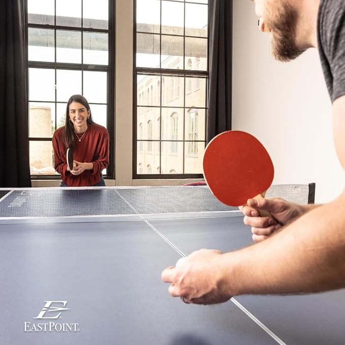 EastPoint Sports Ping Pong Conversion Top, Foldable Table Tennis Topper, Lightweight and Portable, Zero Assembly Required, Blue